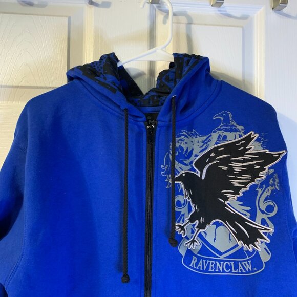 Harry Potter Ravenclaw Adult Hoodie Size XS NEW Blue Wizarding World Universal - Picture 4 of 9